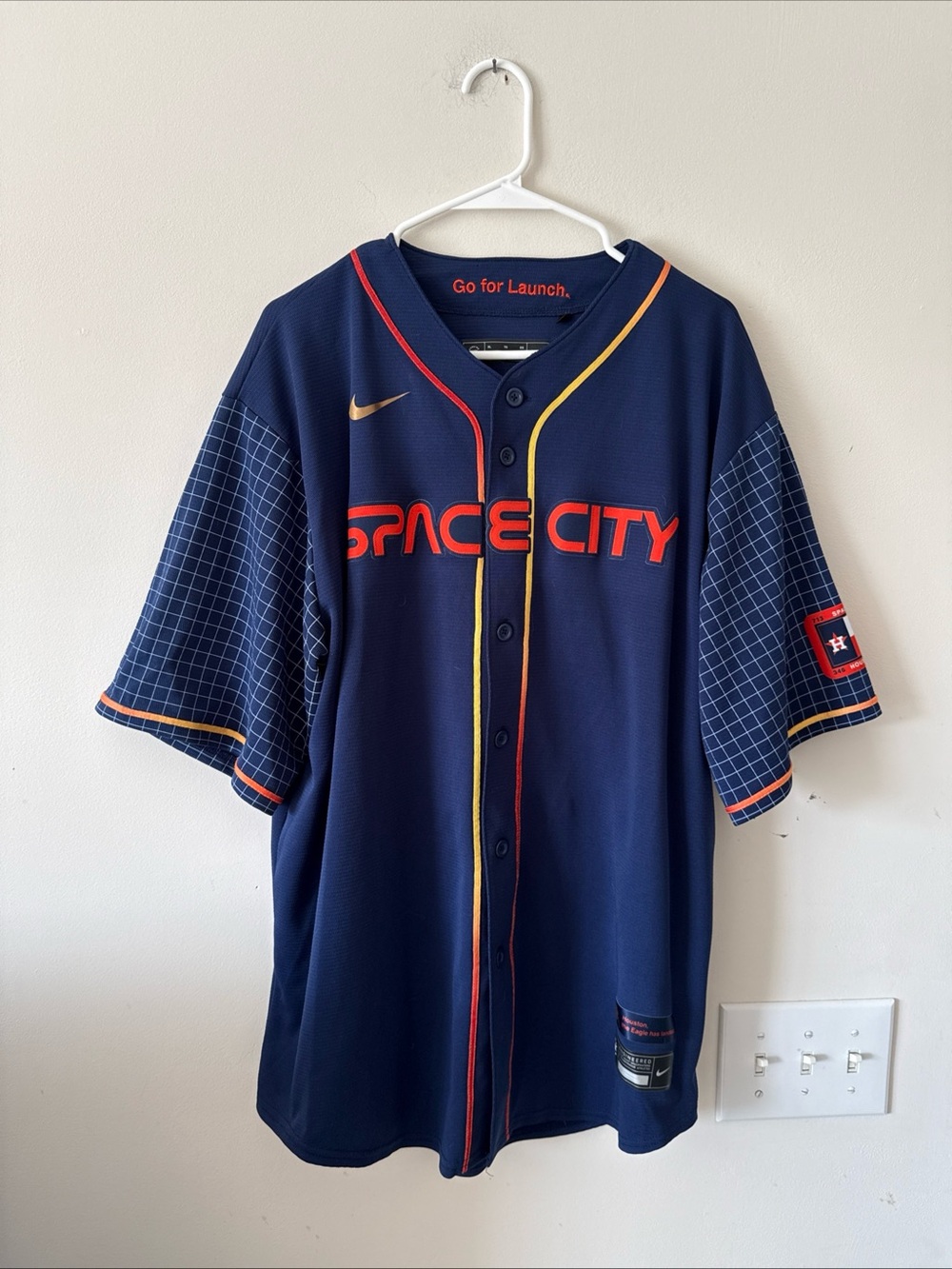 MEN’S NIKE FRAMBER VALDEZ #59 HOUSTON ASTROS CITY CONNECT MLB JERSEY SZ XL RARE
